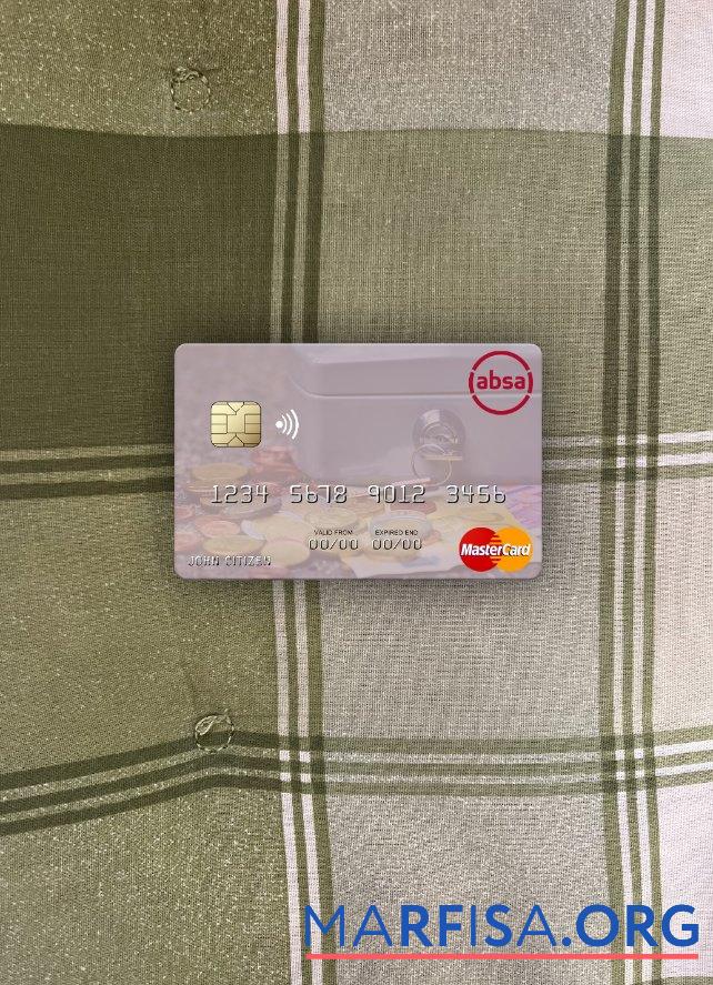 Blank Mozambique Absa Bank Mozambique mastercard photolook front example